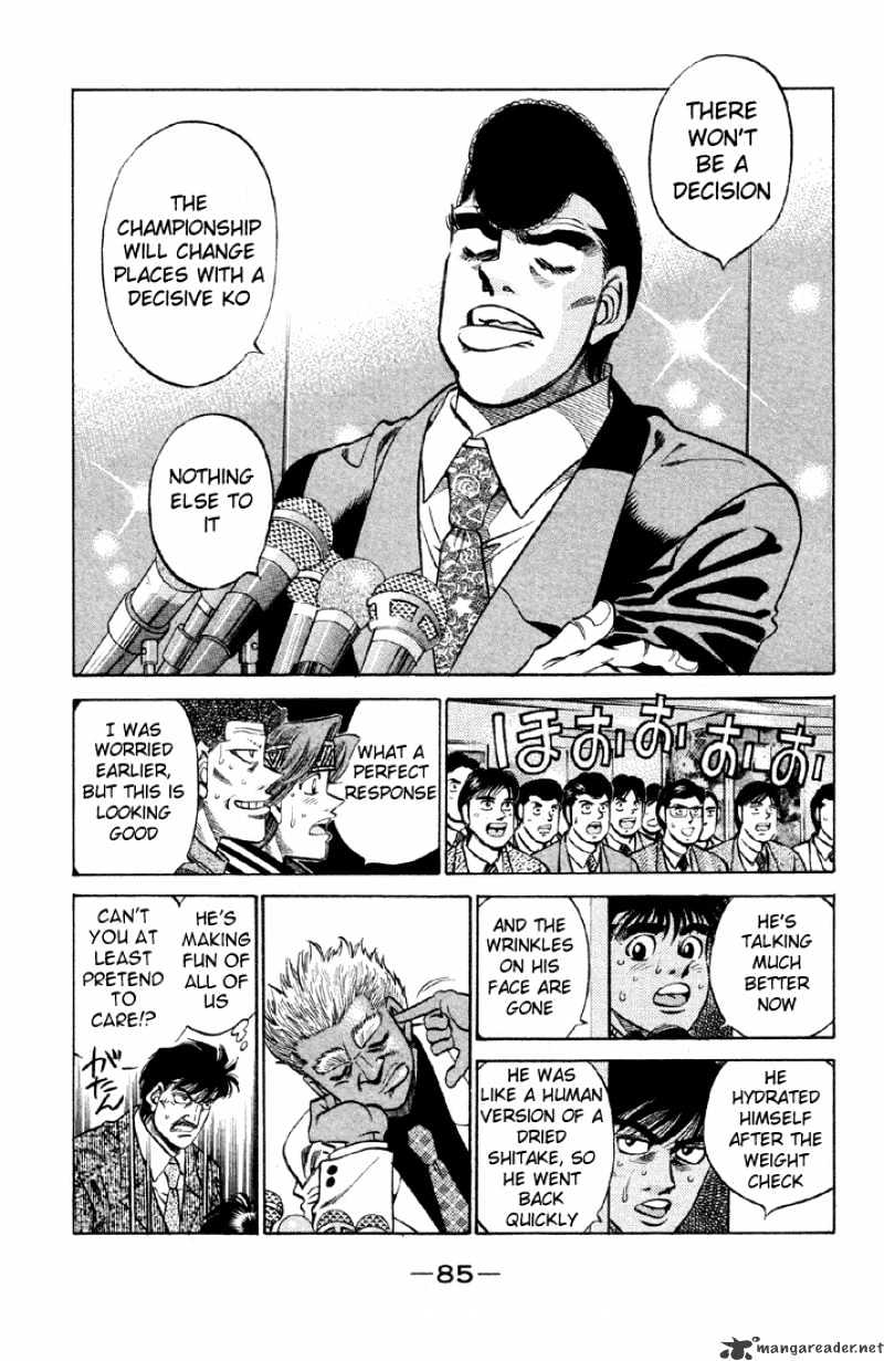 Hajime no Ippo: Fighting Spirit, Chapter 375 image 03